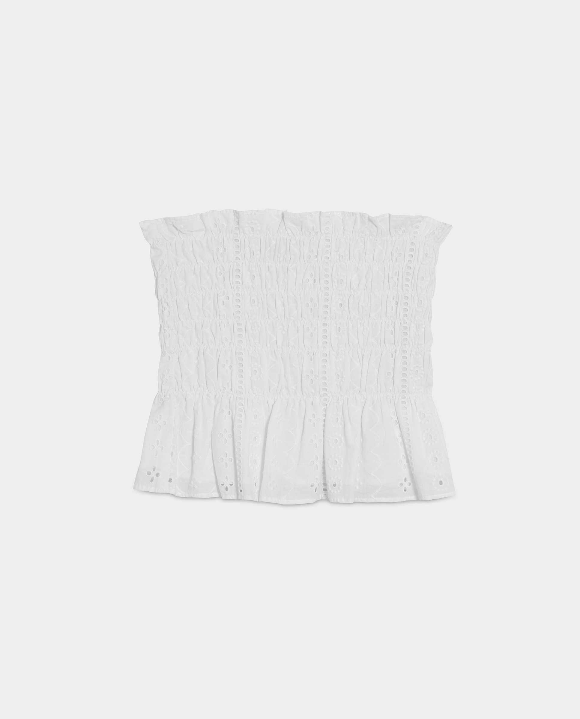 Top Liso com Bordado Suíço Branco-5