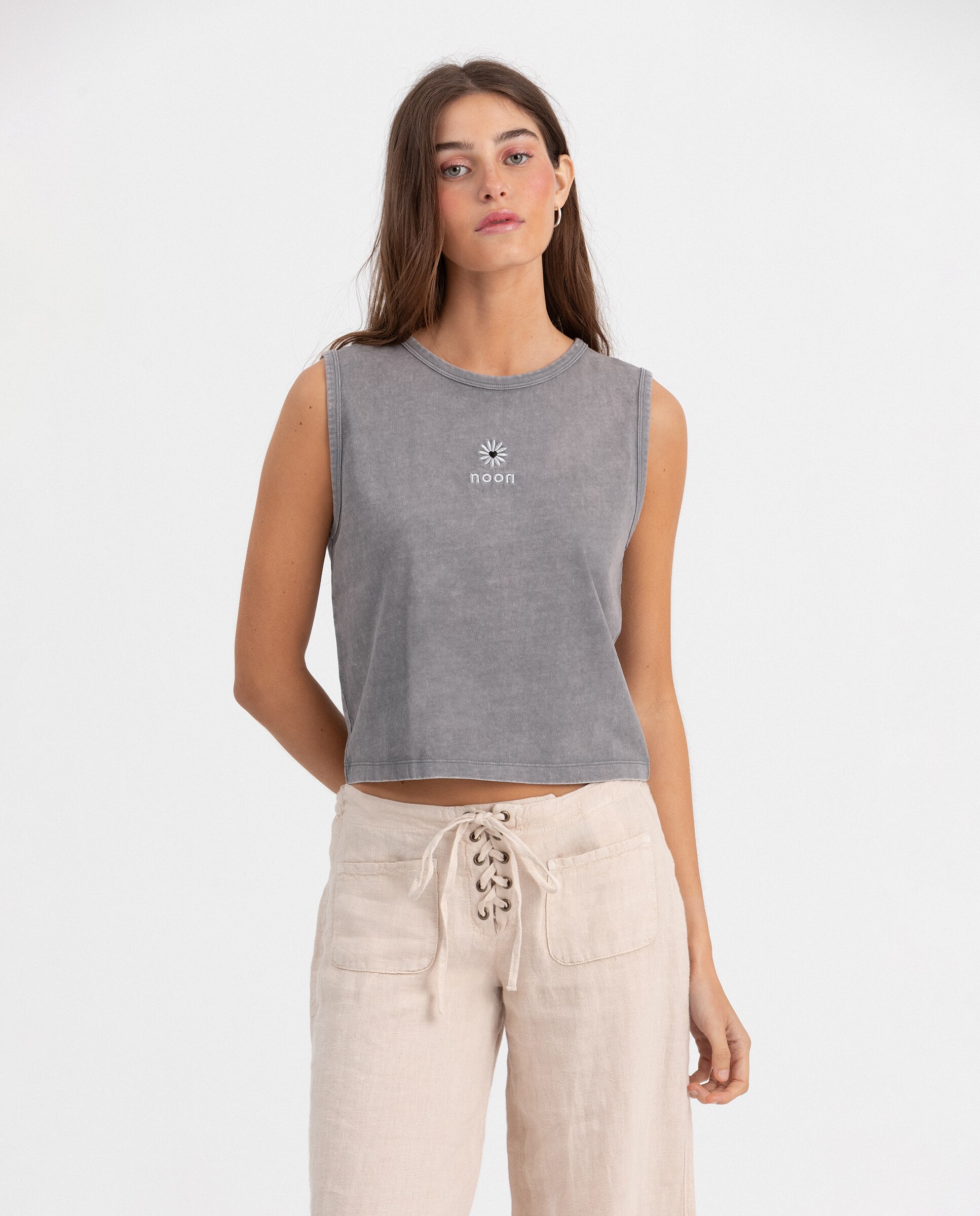 Imagem 0 de T-shirt de Alças com Logo