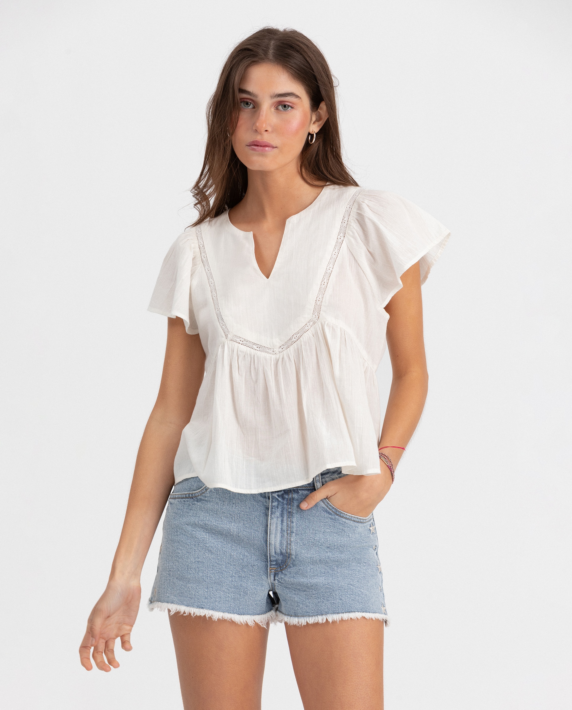 Imagem 0 de Blusa Fluida com Manga Curta