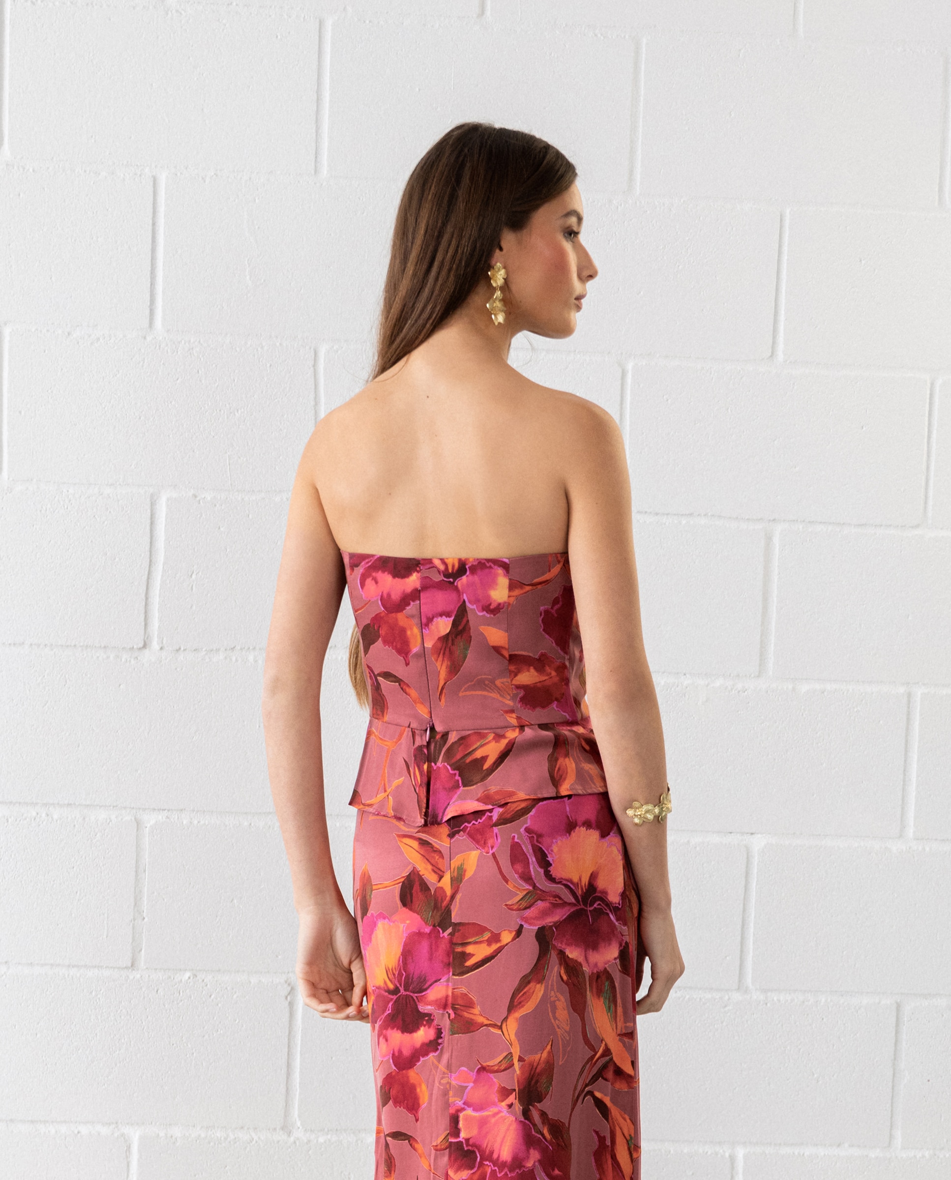 Top Cai-cai com Folho Laranja-2