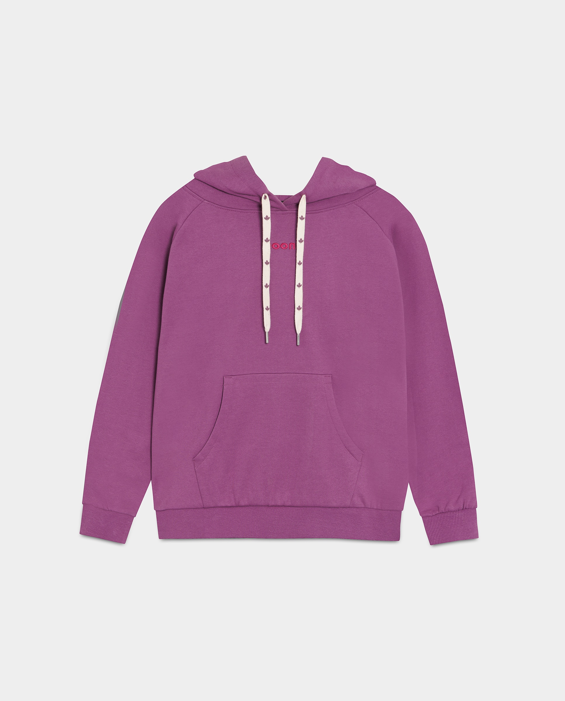 Sweatshirt com Capuz e Logo Rosa-5