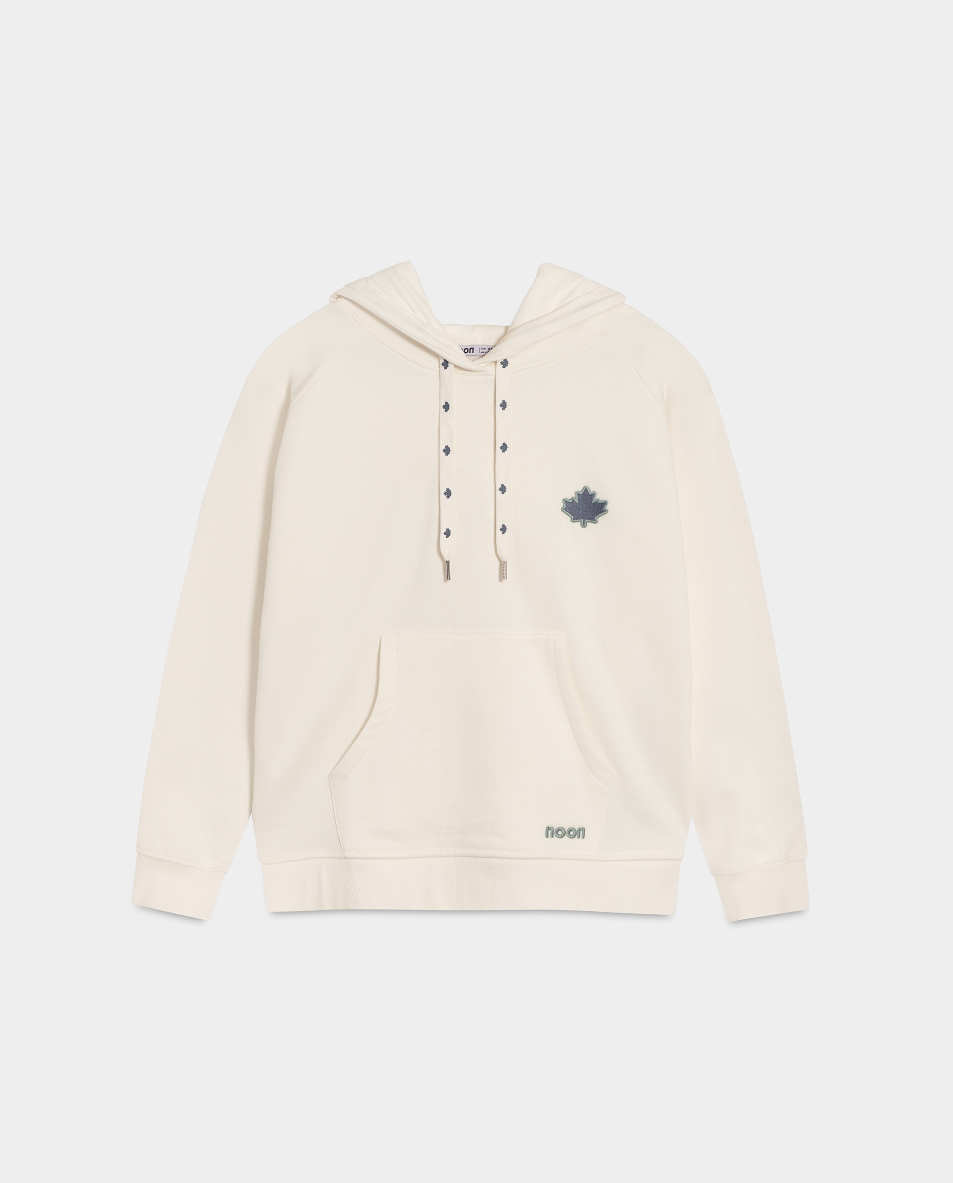 Sweatshirt com Capuz e Logo Cru-5