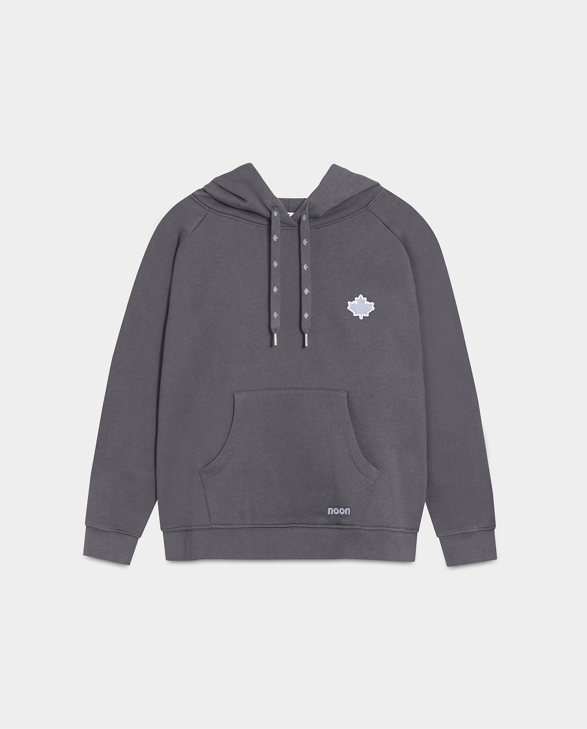 Sweatshirt com Capuz e Logo Antracite / Cinzento-5
