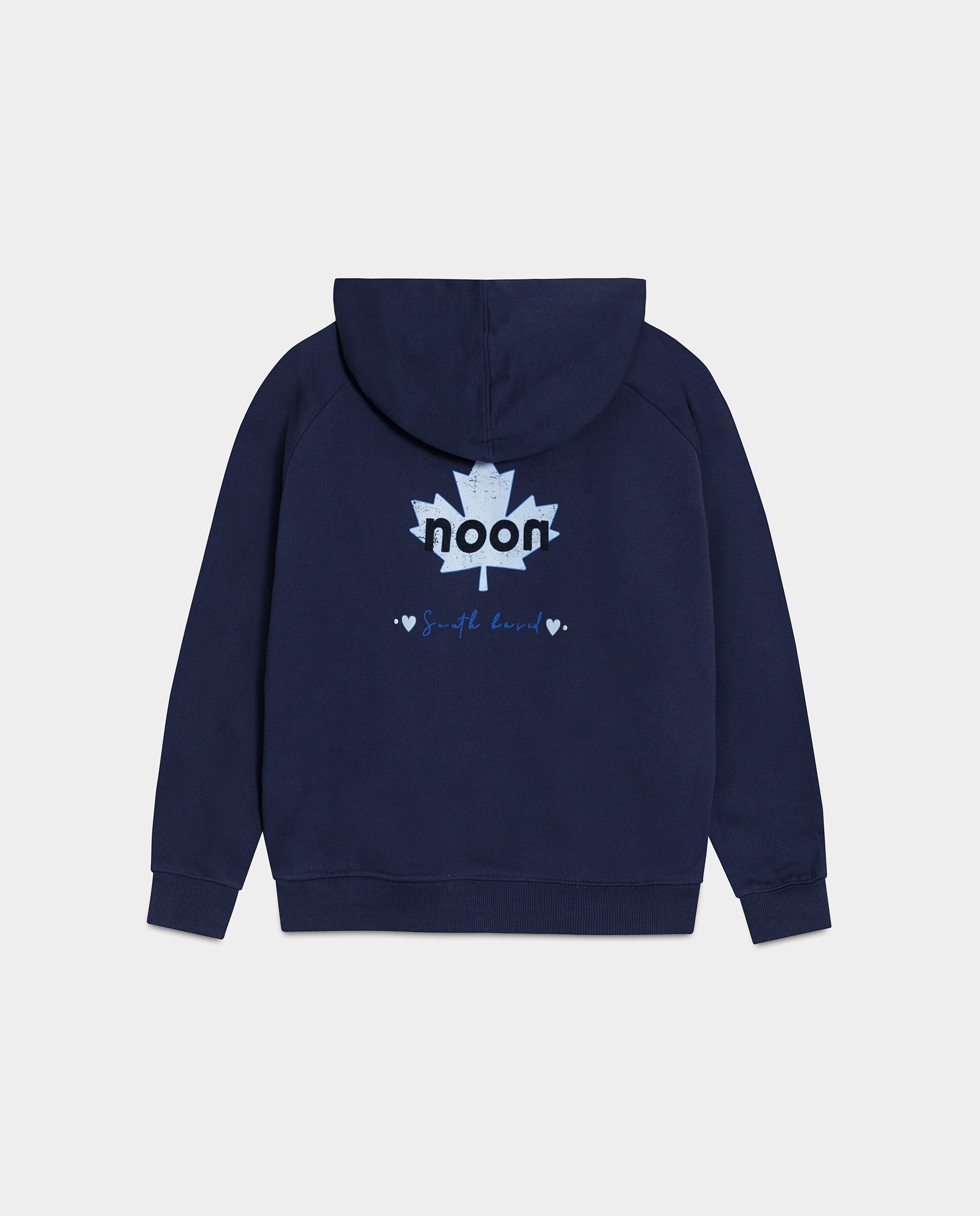 Sweatshirt com Capuz Print Azul-6