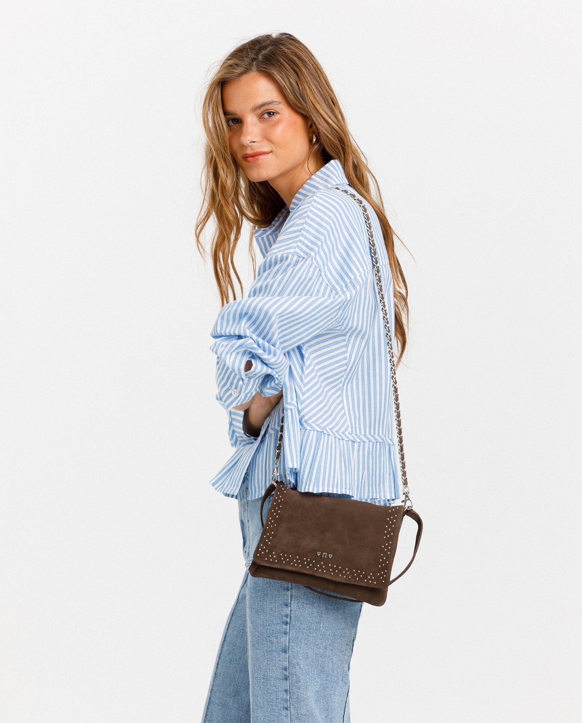 Camisa Às Riscas Azul-2