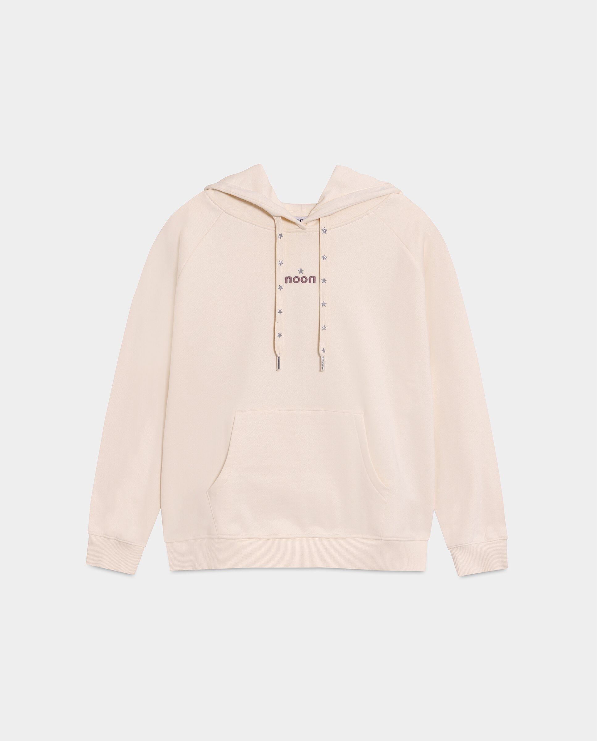 Sweatshirt com Capuz e Logo Cru-5