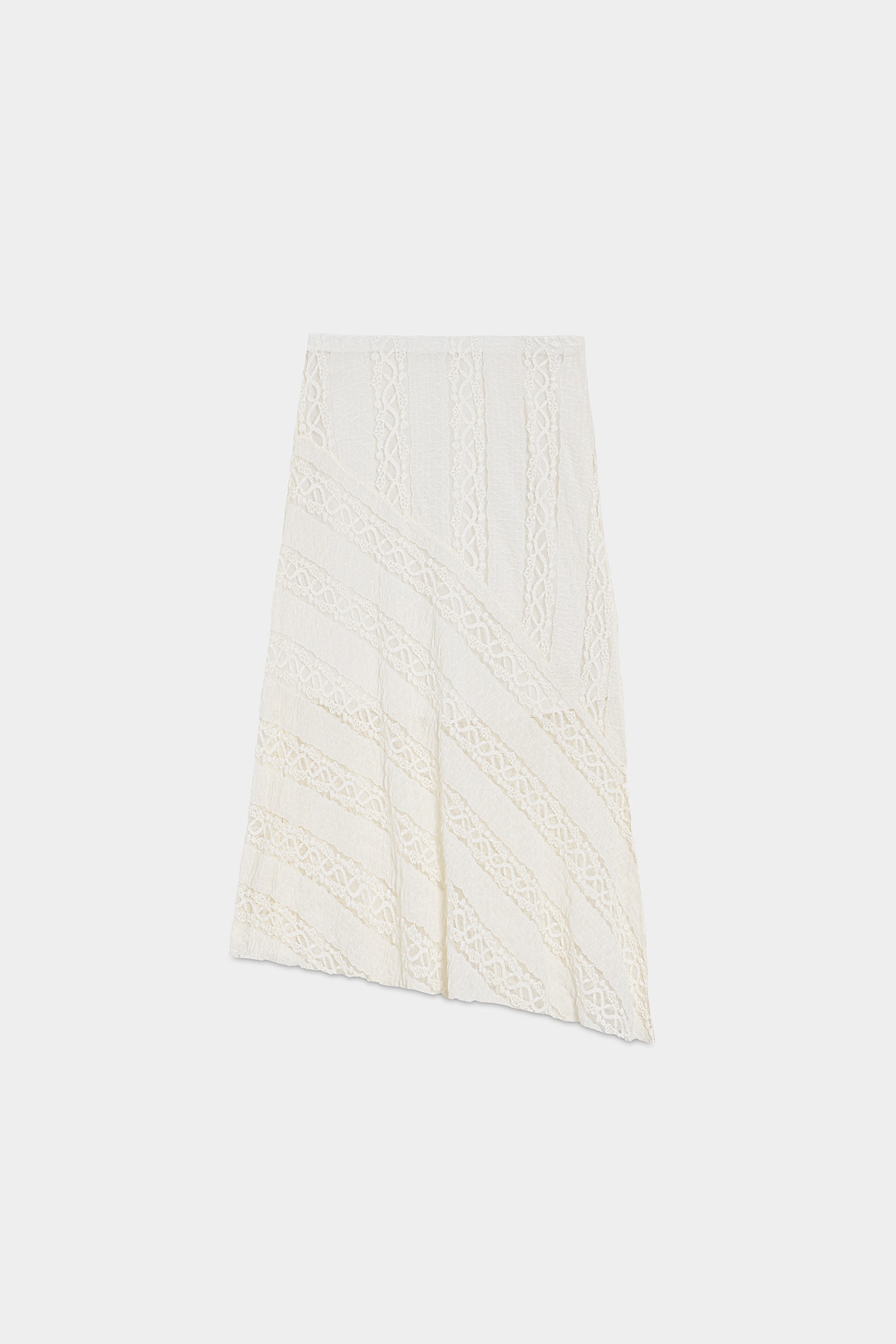Saia Midi Lace Cru-3