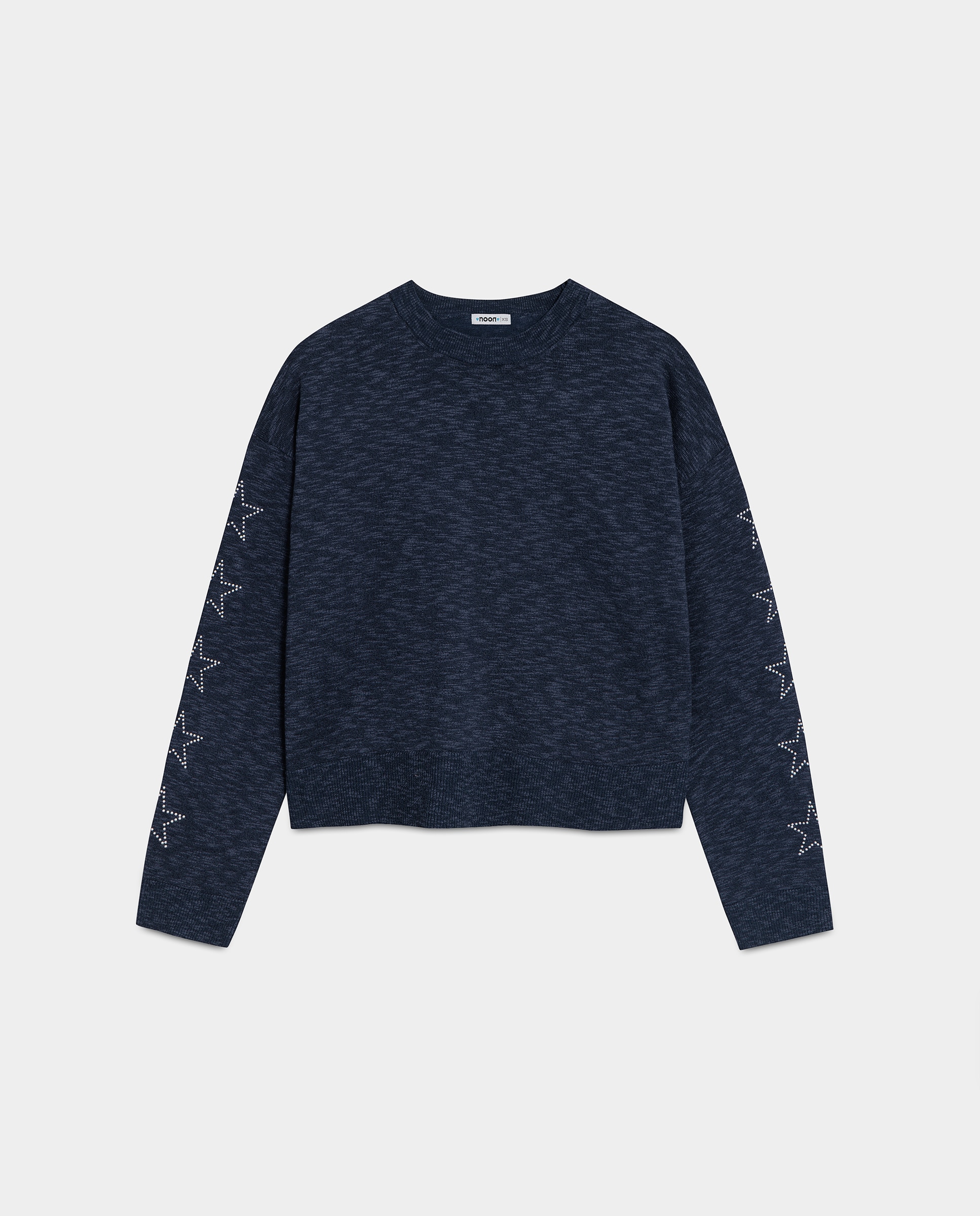 Camisola com Estrelas Azul-escuro-5