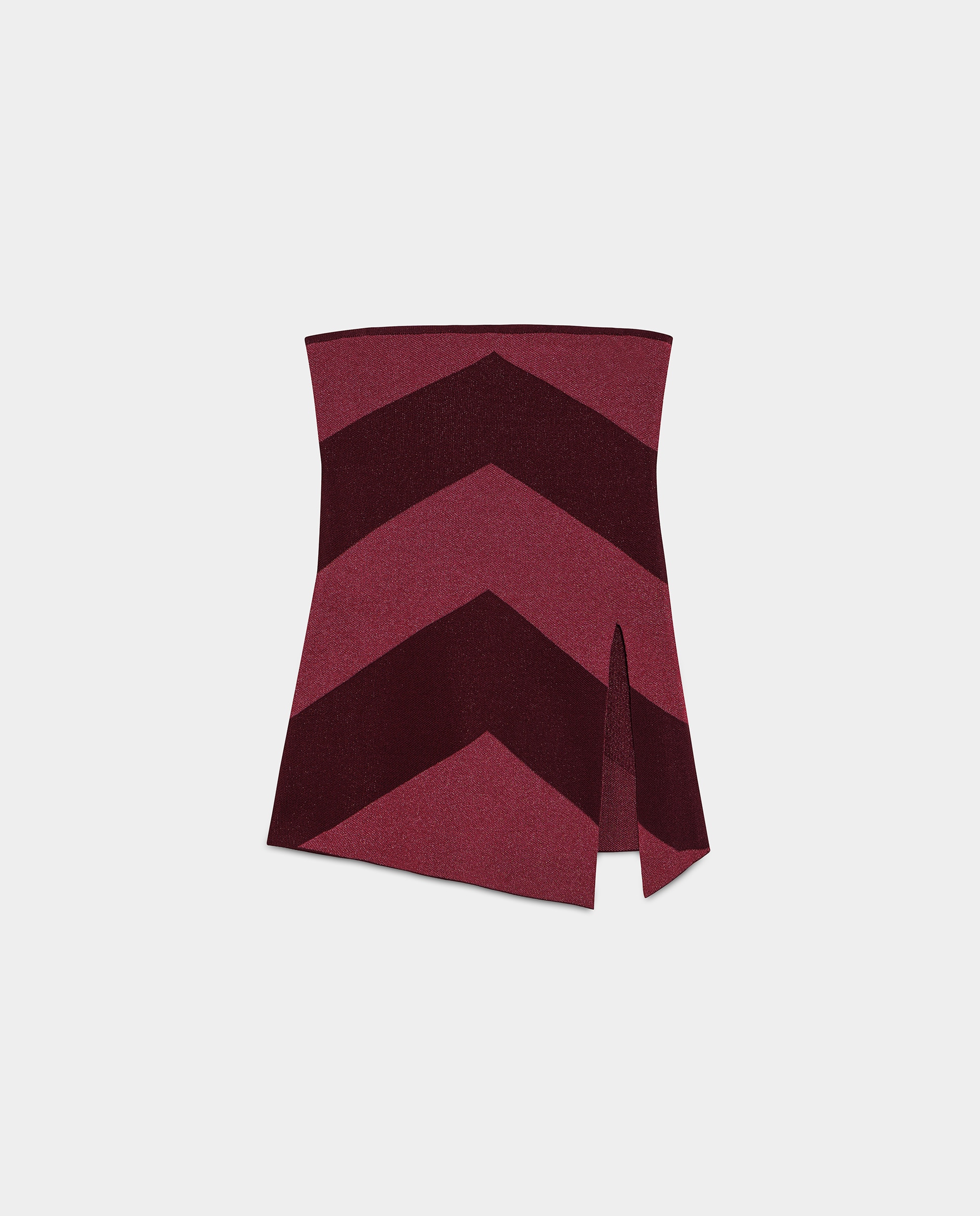 Top Bandeau com Lurex Bordeaux-5