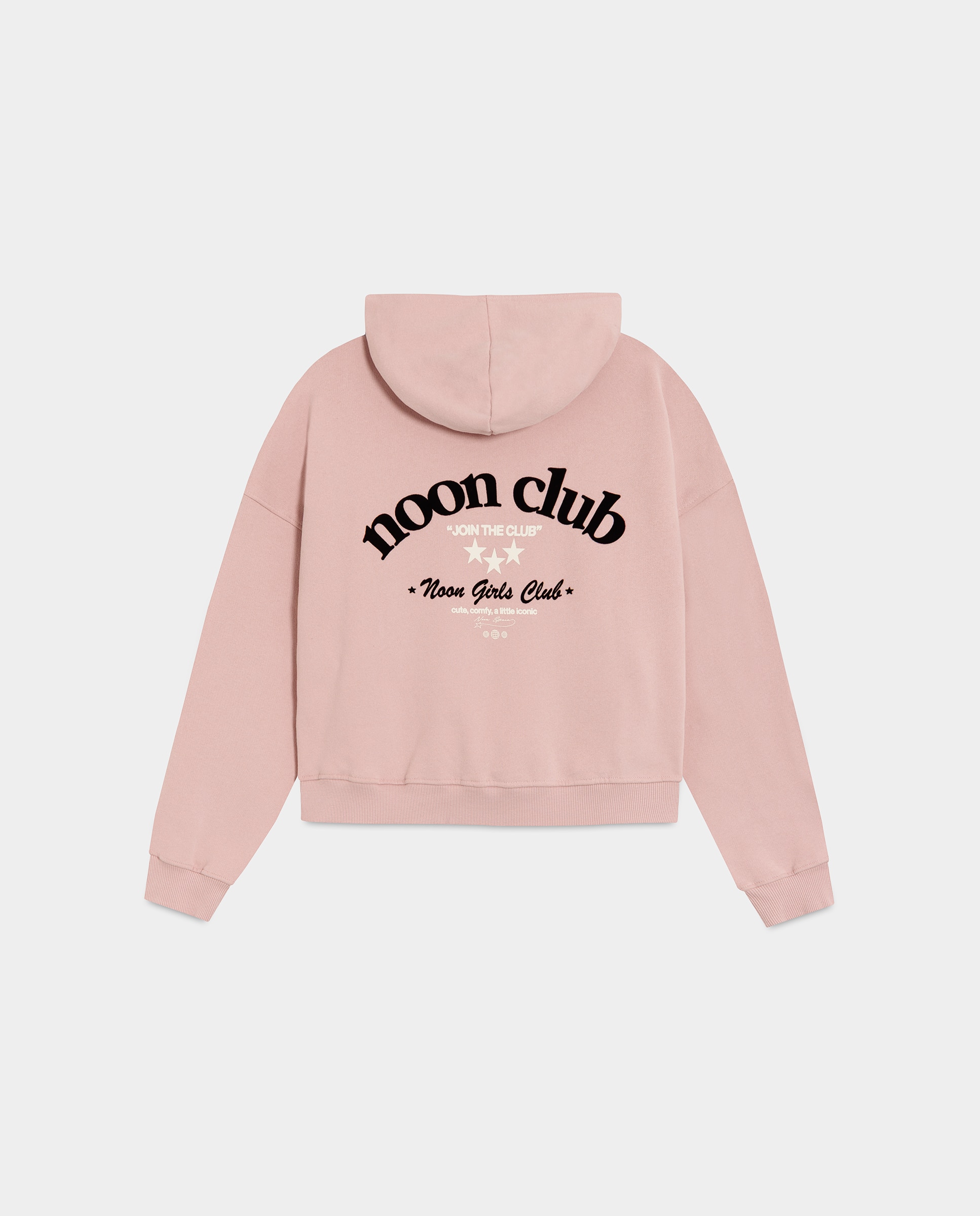 Sweatshirt com Logo e Estrelas Rosa-claro-6