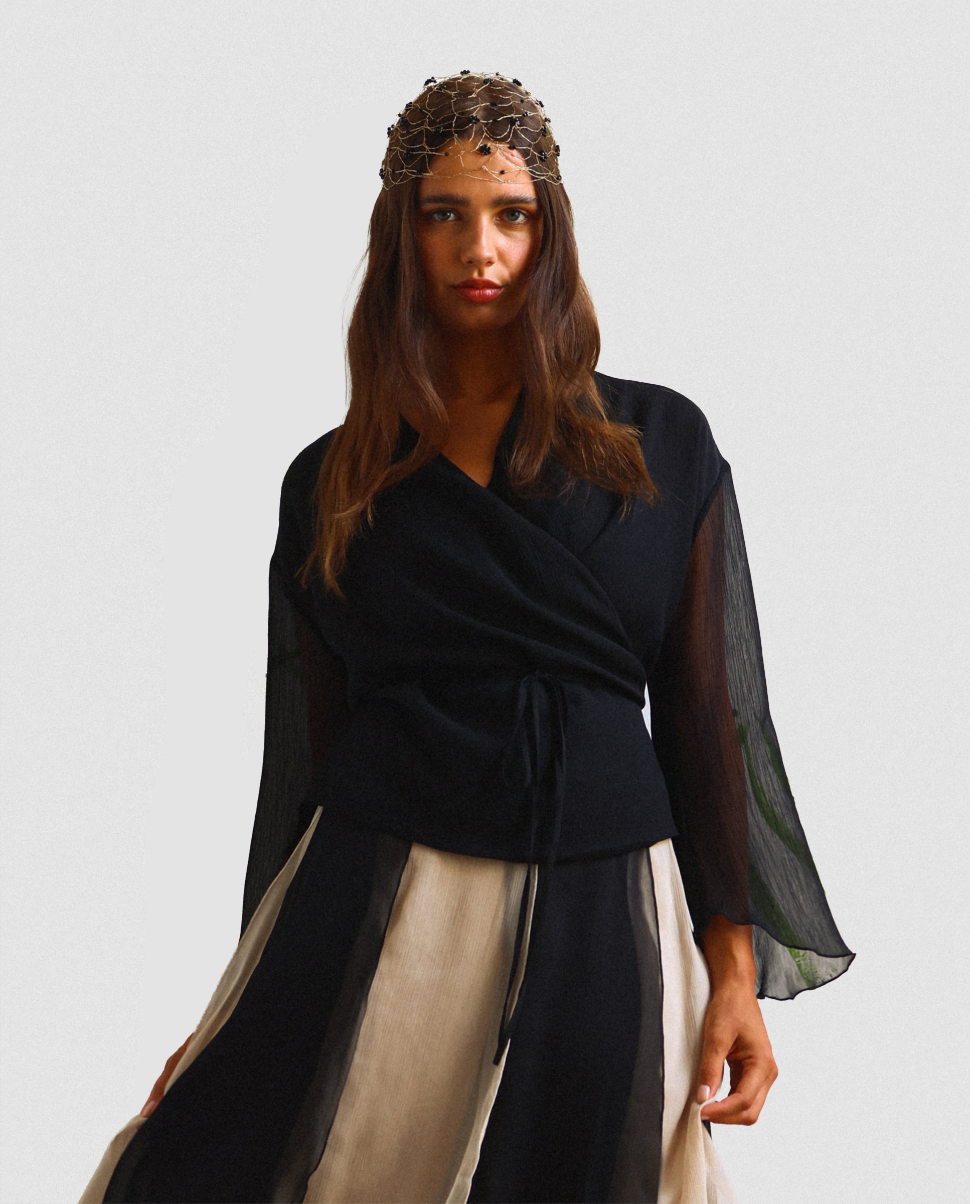 Imagem 0 de Blusa Cruzada com Laçada