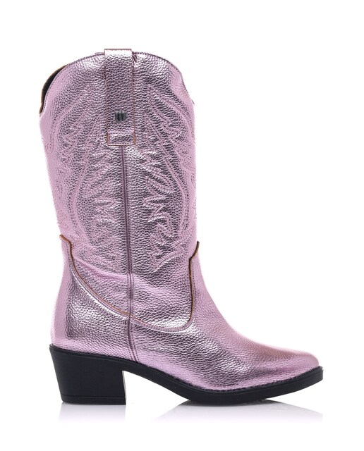Imagem 0 de Botas em Pele com Detalhes