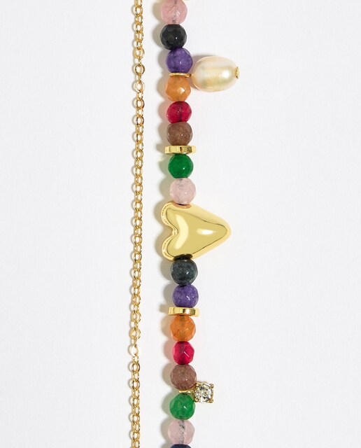 Imagem 0 de Pulseira de Corrente e Pérolas