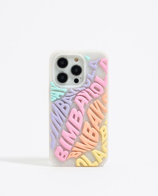 Imagem 0 de Capa para Iphone 15 Pro em Silicone com Logo Multicolor