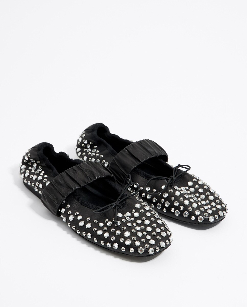 Sabrinas de Pele com Tachas Preto-2