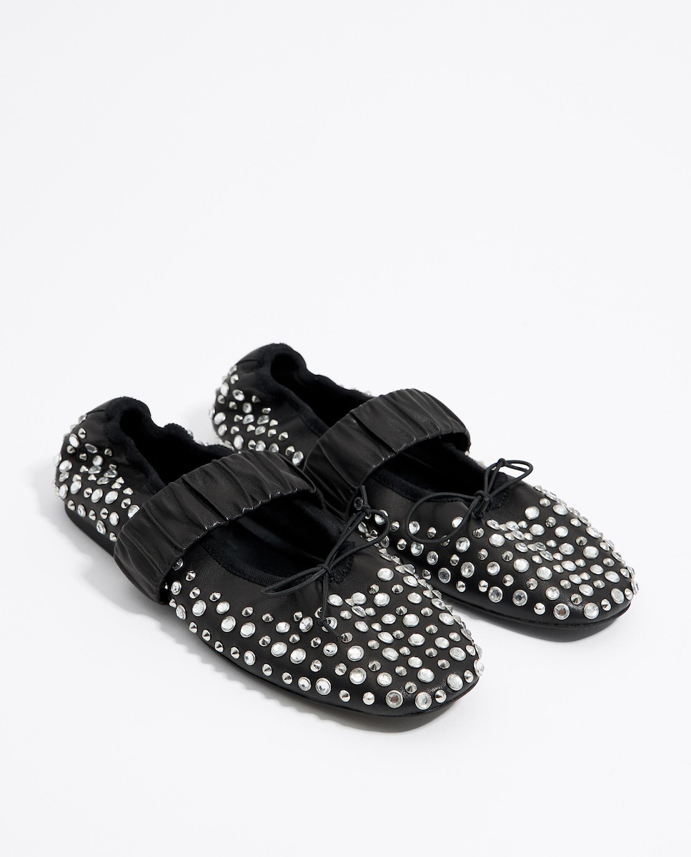 Sabrinas de Pele com Tachas Preto-2