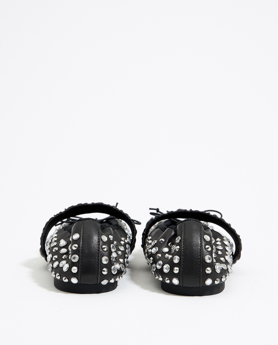 Sabrinas de Pele com Tachas Preto-3