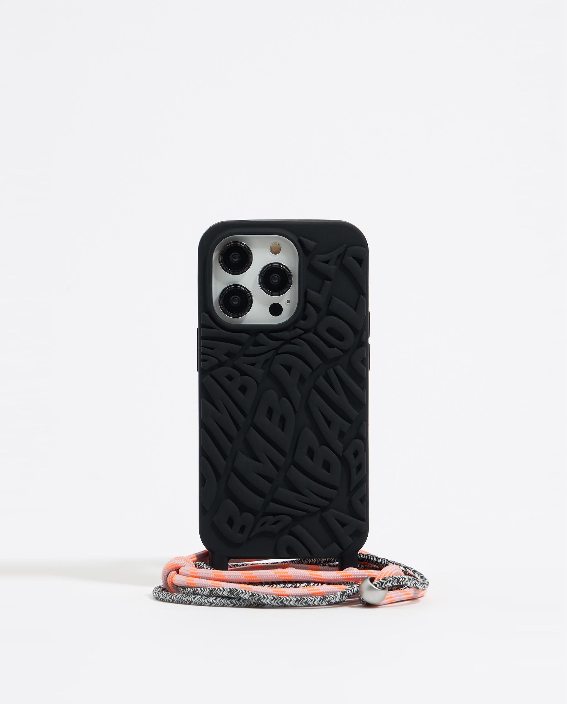 Imagem 0 de Funda para Telefone Iphone 15 Pro de Silicone com Logo em Preto