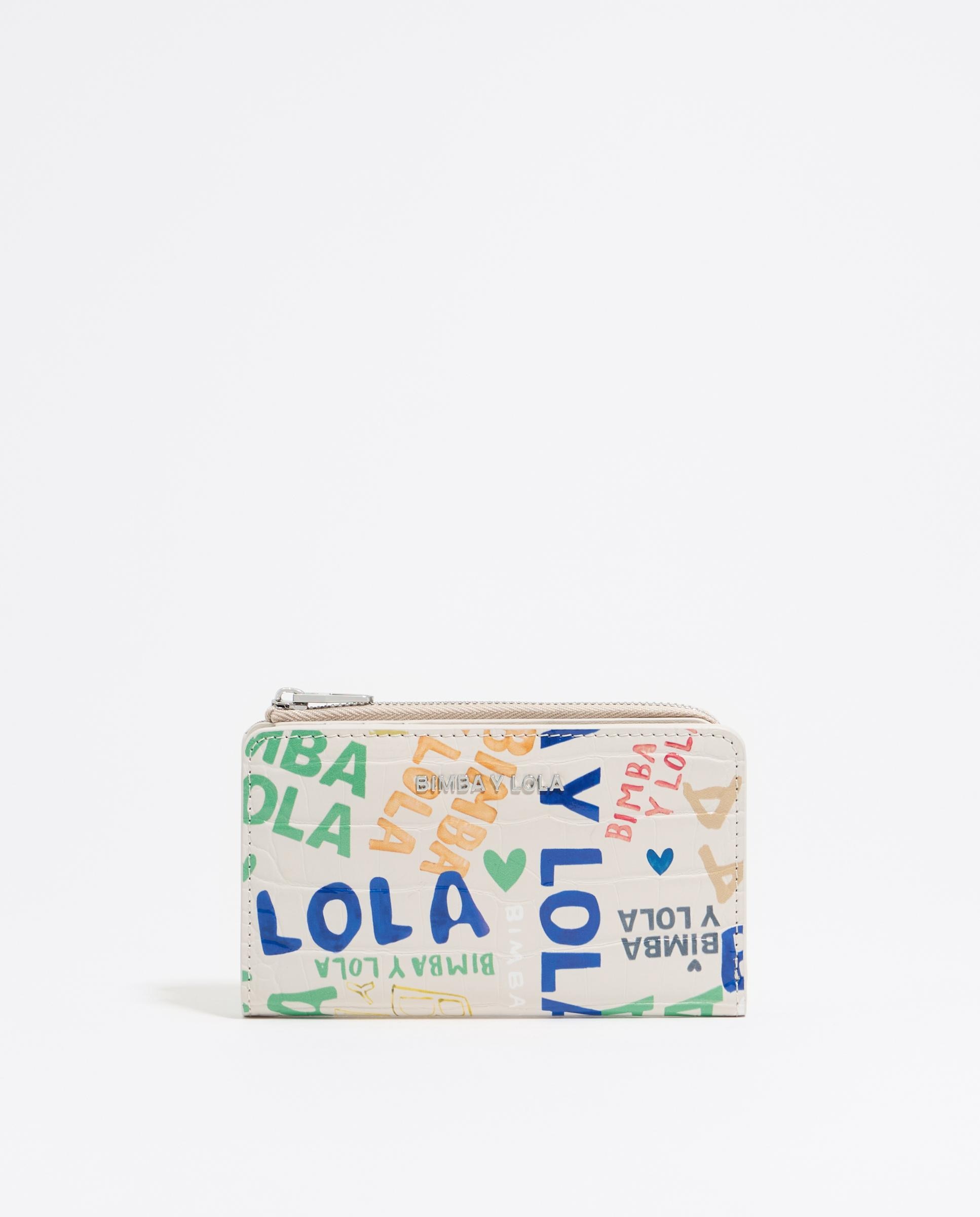 Imagem 0 de Carteira Estampada com Fecho Zip