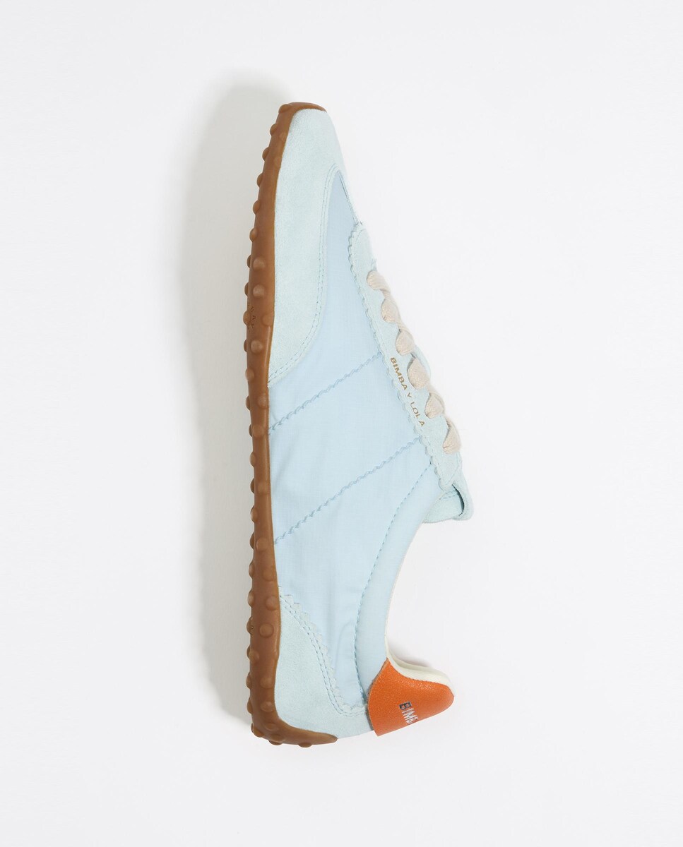 Sapatilhas de Camurça 13 29 com Atacadores Azul-6