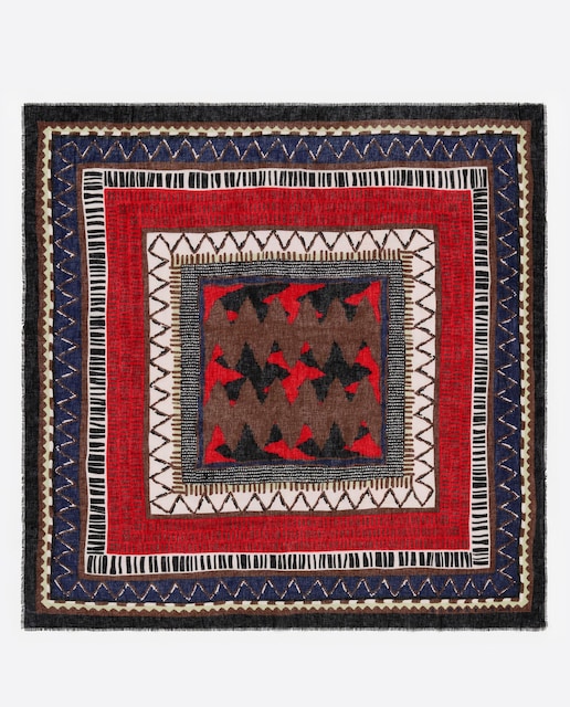 Imagem 0 de Xaile com Estampado Ikat