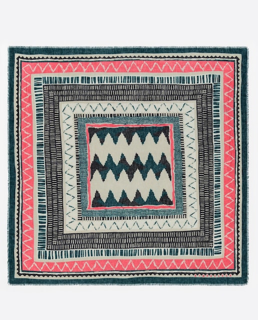 Imagem 0 de Xaile com Estampado Ikat