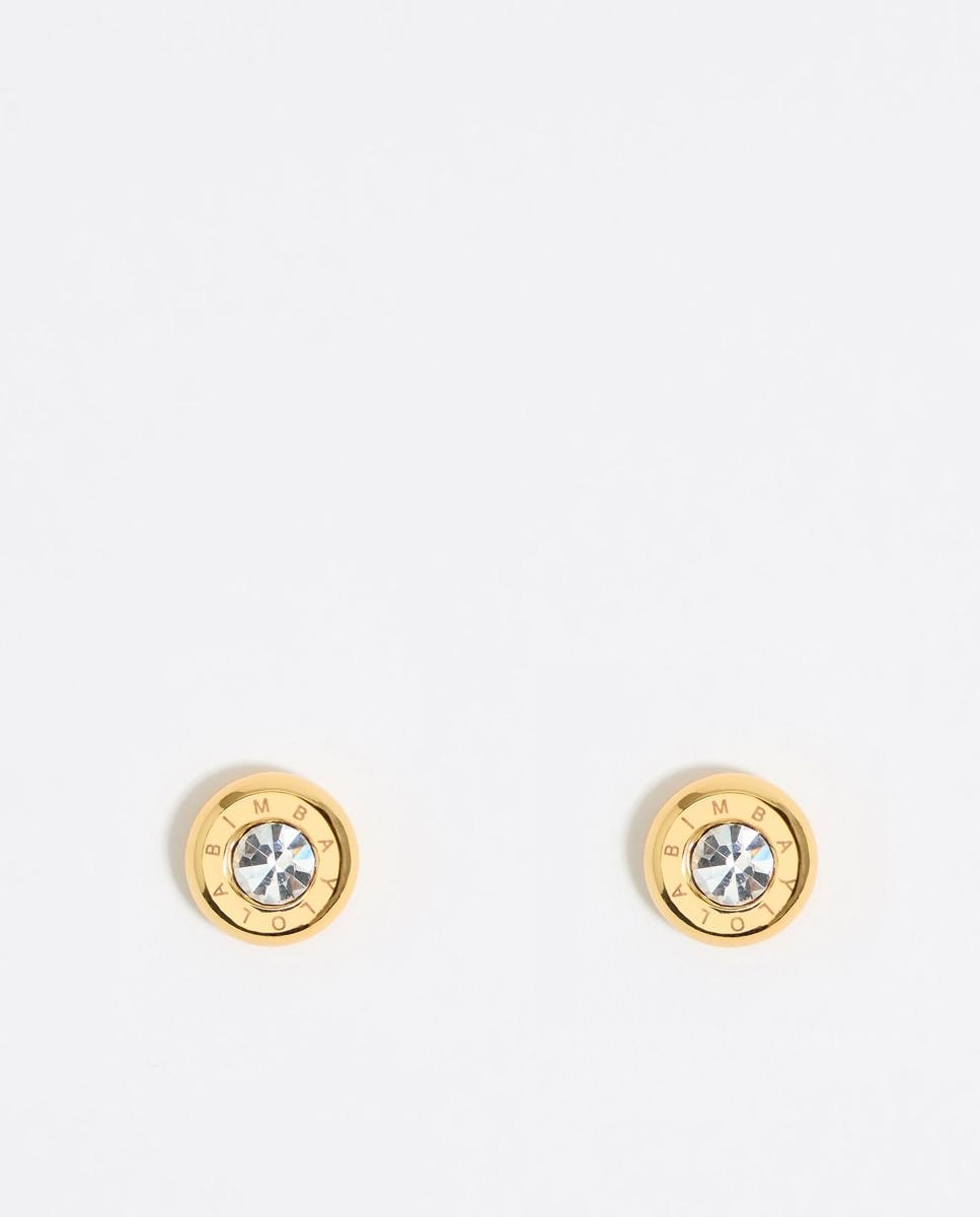 Imagem 0 de Brincos com Logo e Cristal