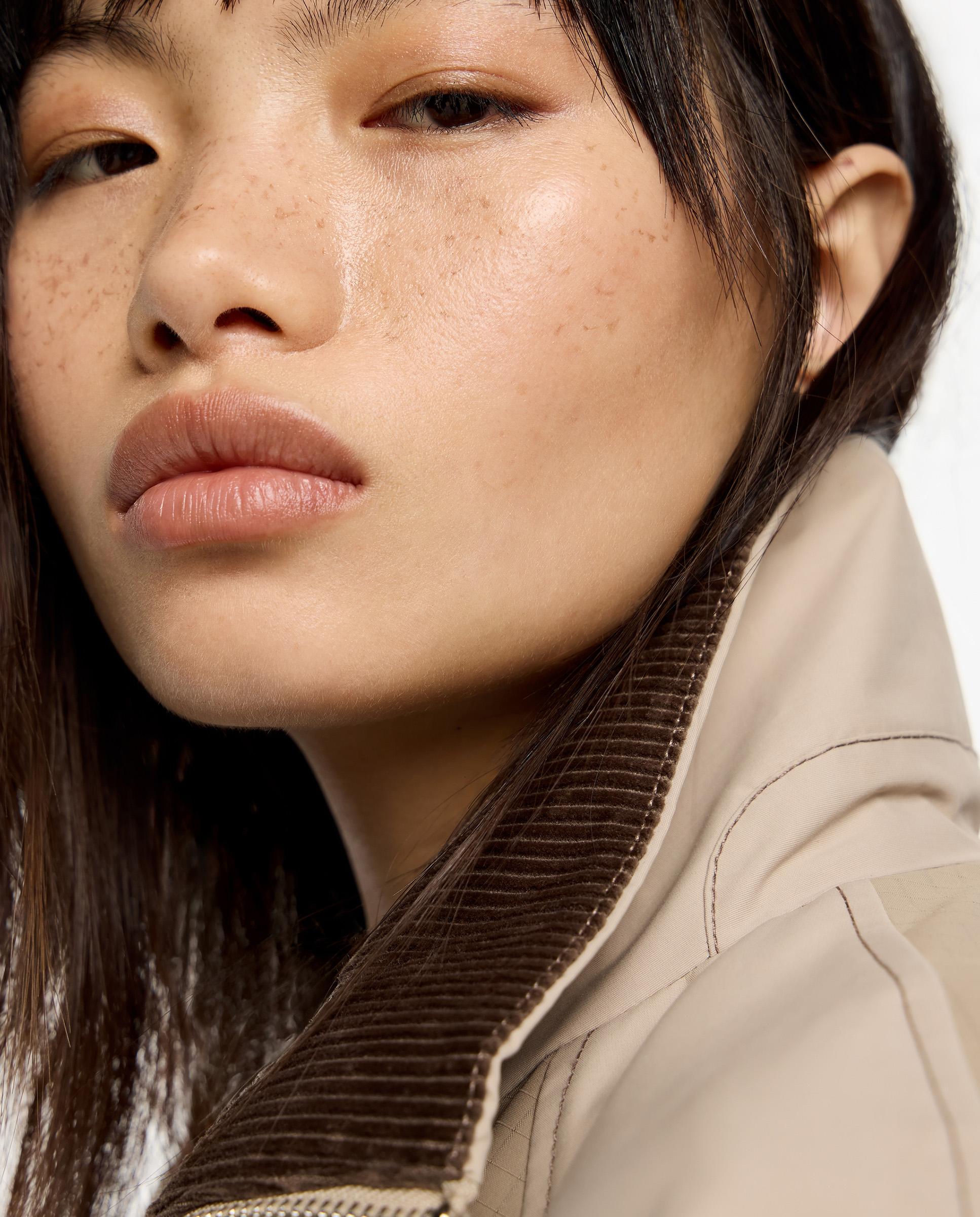 Gabardina Bicolor Linha a Pedra-6