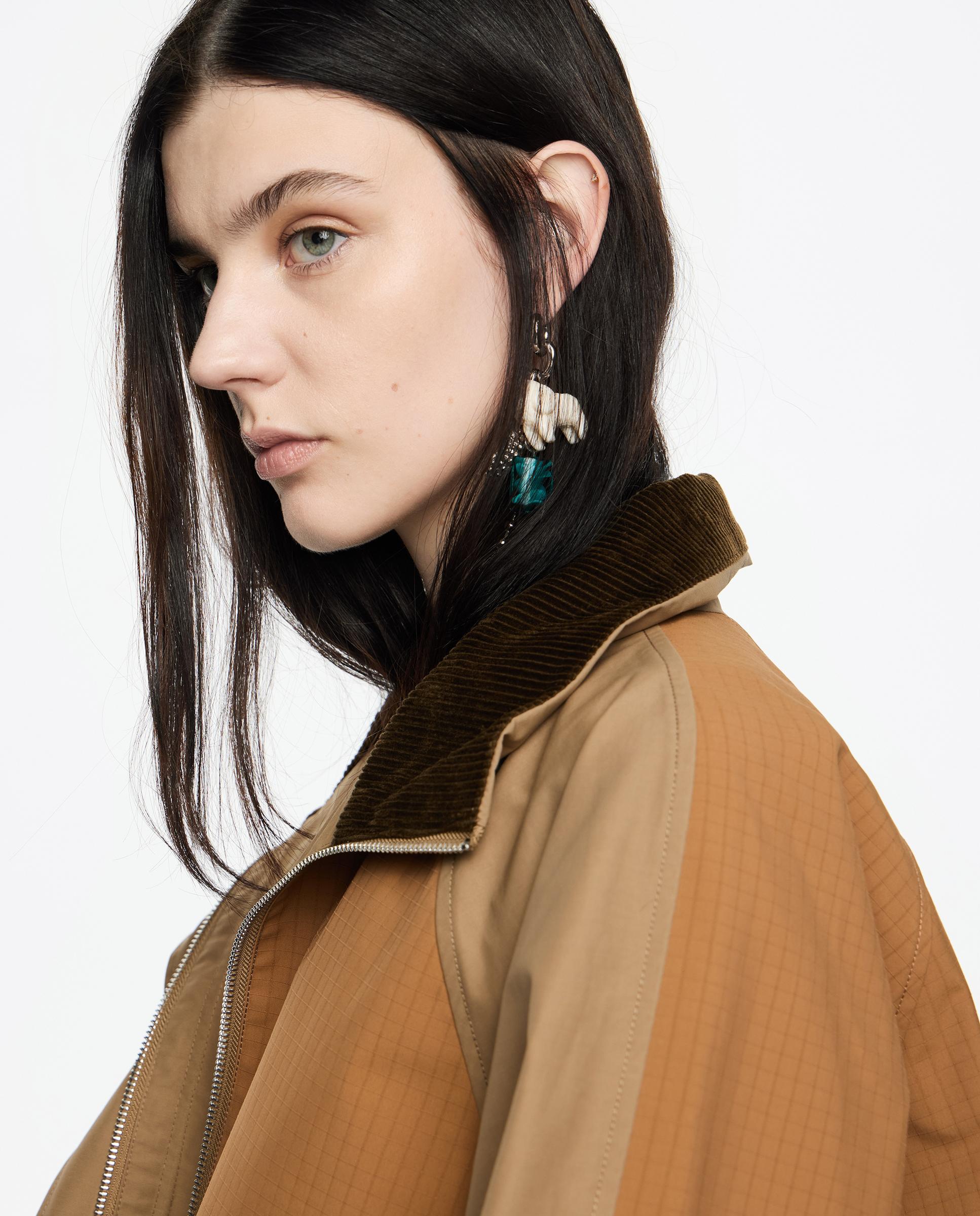 Gabardina Linha a Algodão Técnico Castanho-4