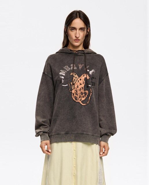 Imagem 0 de Sweatshirt com Capuz Logo Foil