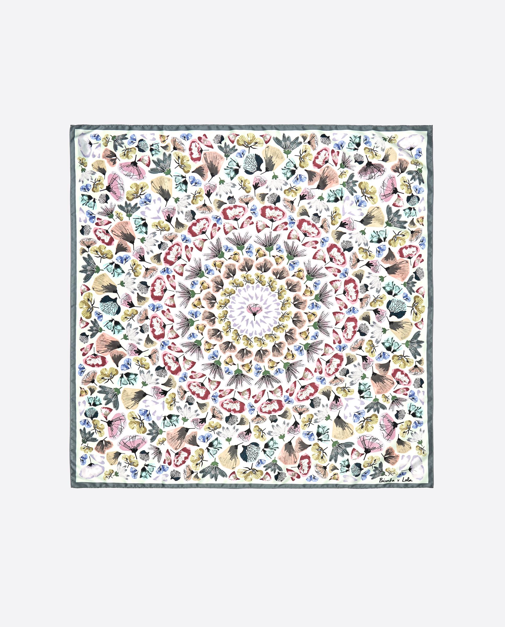 Imagem 0 de Écharpe Flores Caleidoscópio em Cores Pastel