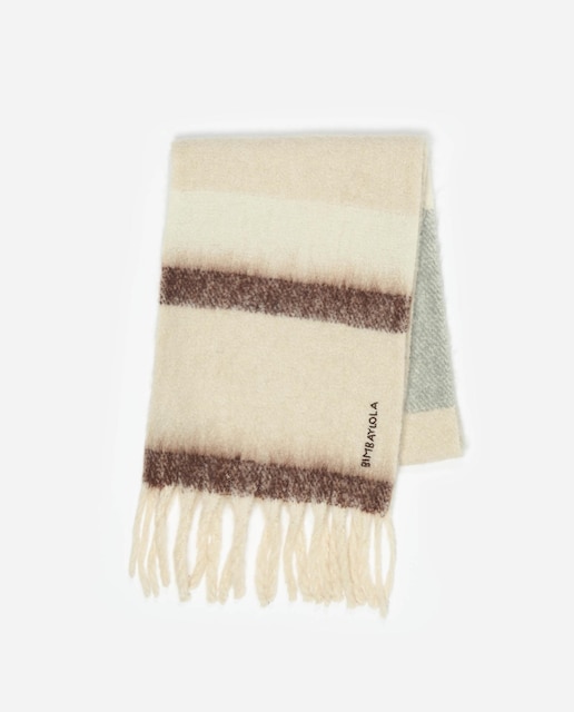 Imagem 0 de Cachecol Às Riscas com Franjas