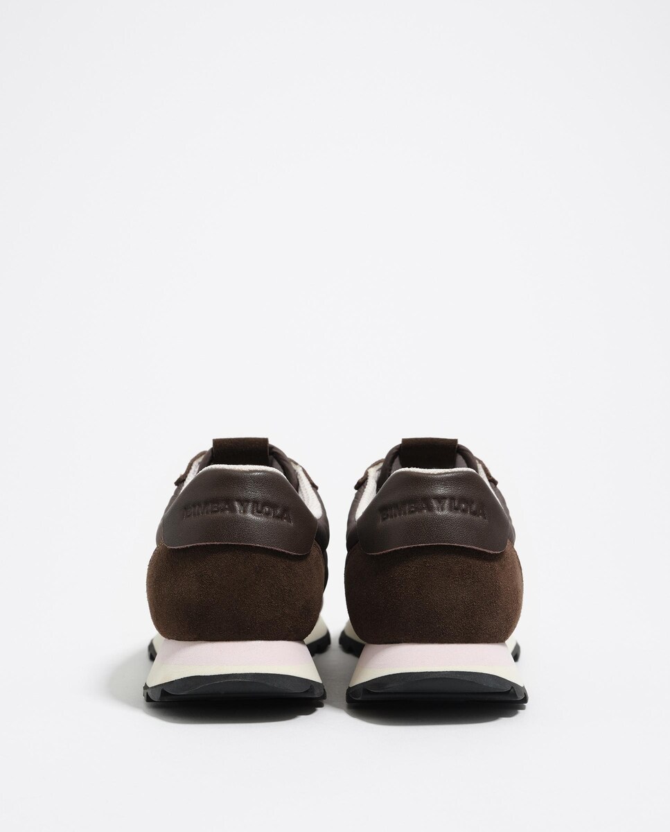 Sapatilhas Desportivas Retro 13 18 com Atacadores Castanho-3