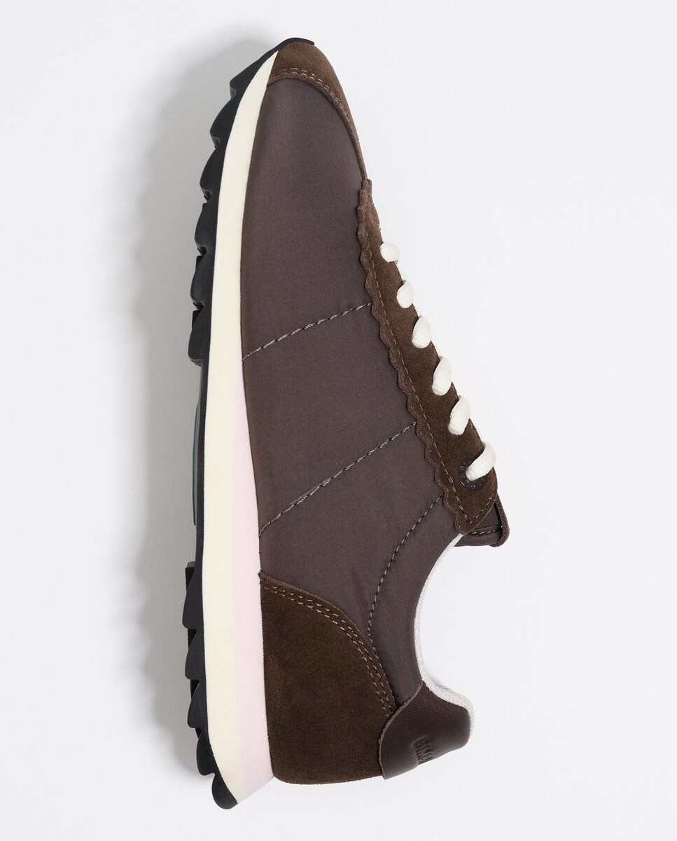 Sapatilhas Desportivas Retro 13 18 com Atacadores Castanho-5