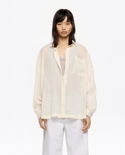 Imagem 0 de Camisa Oversize Plissada