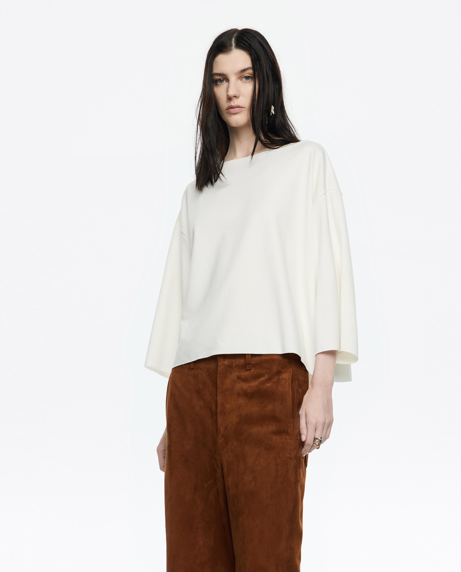 Imagem 0 de T-shirt de Malha Roma Boxy