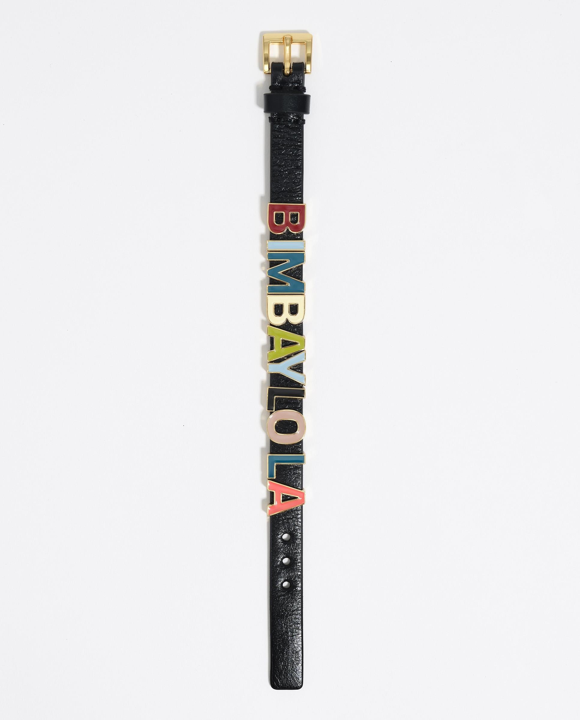 Pulseira Tira Logo Multicolor Preto-2