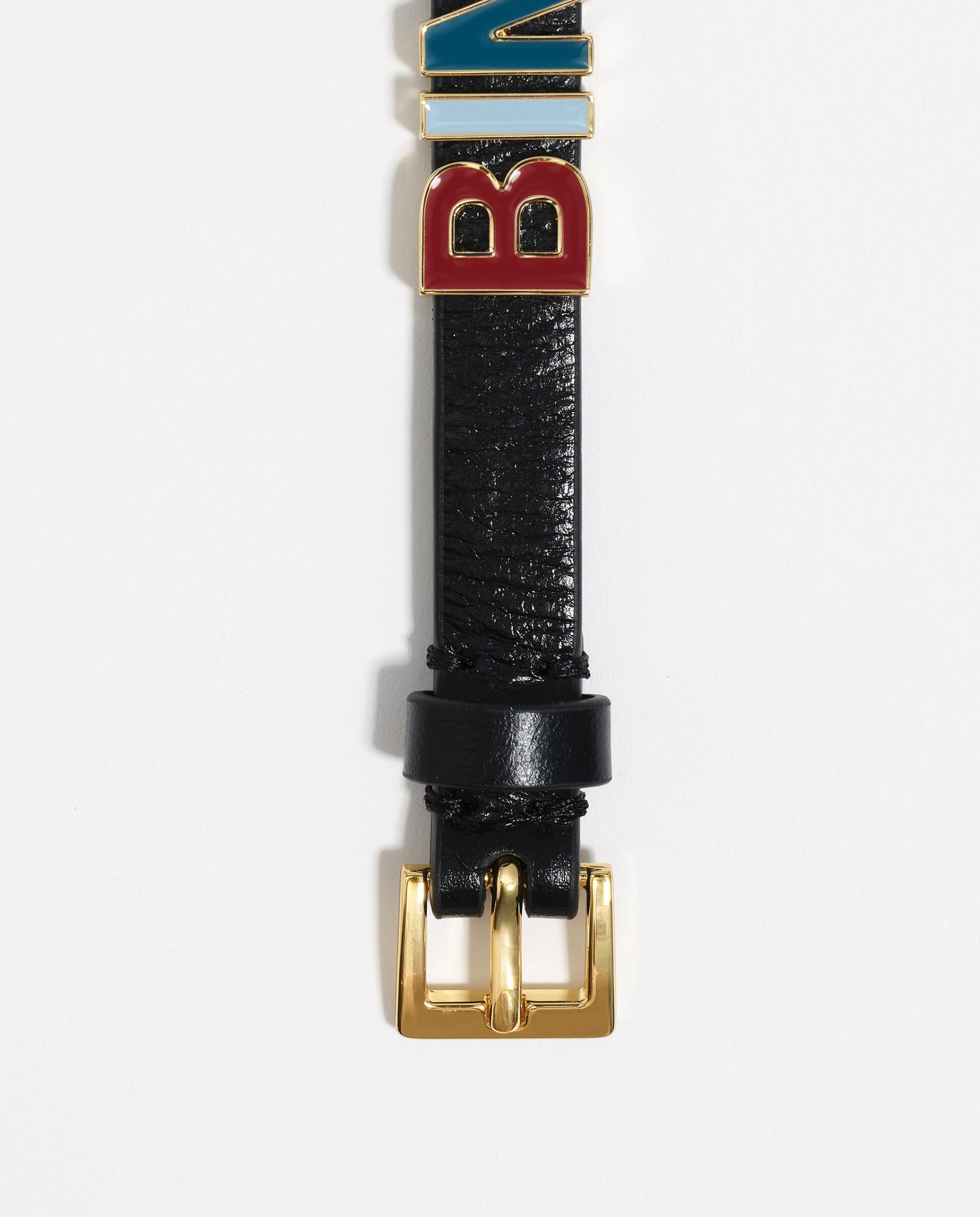 Pulseira Tira Logo Multicolor Preto-3