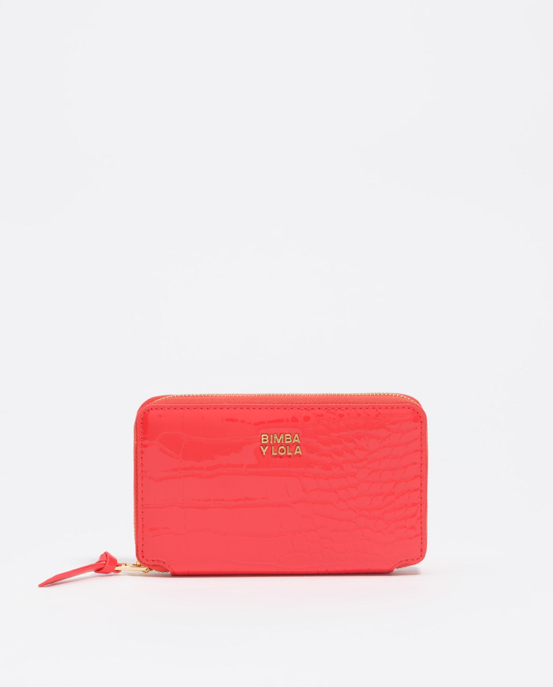 Imagem 0 de Carteira com Textura e Fecho Zip