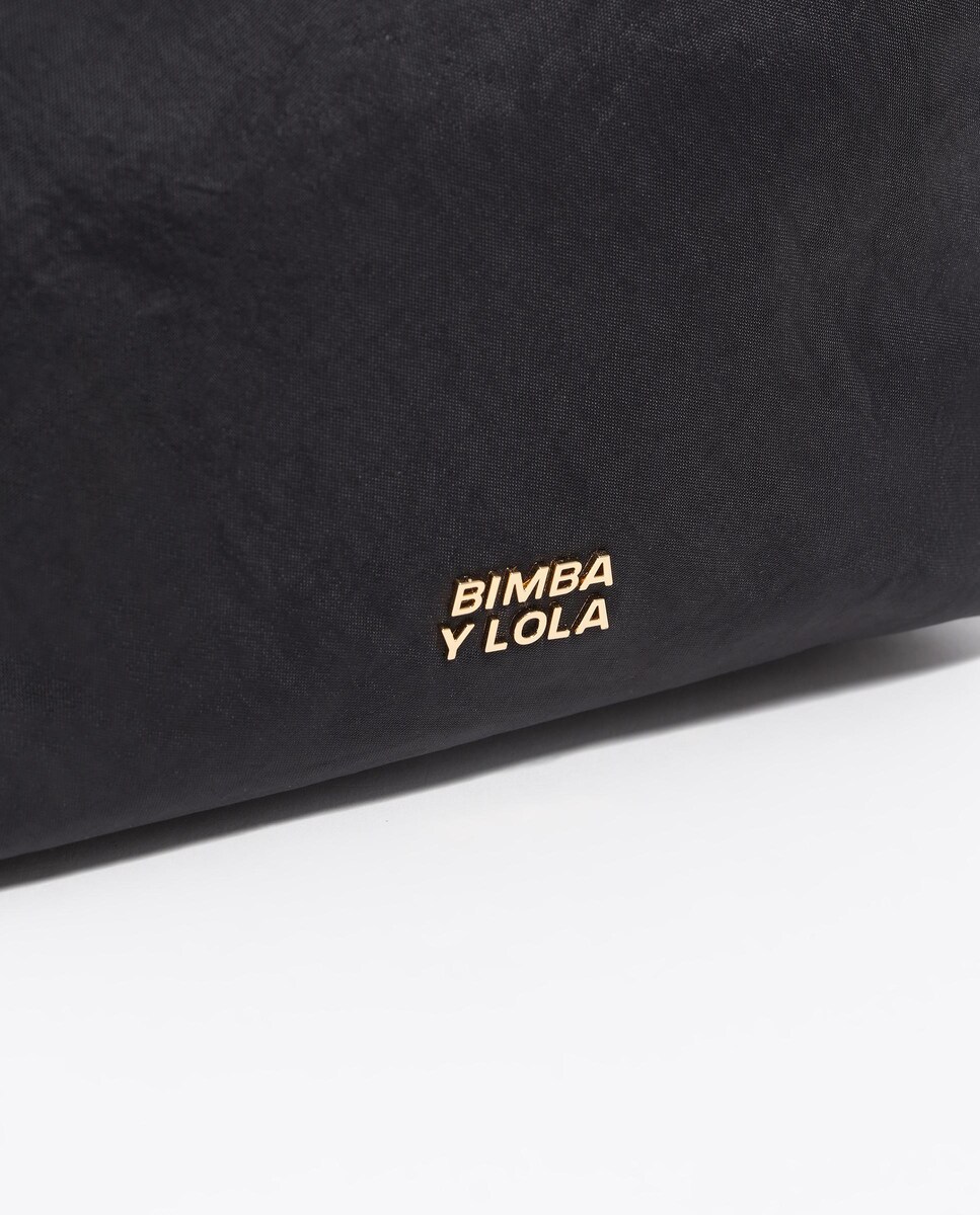 Necessaire Grande de Nylon Preto-2