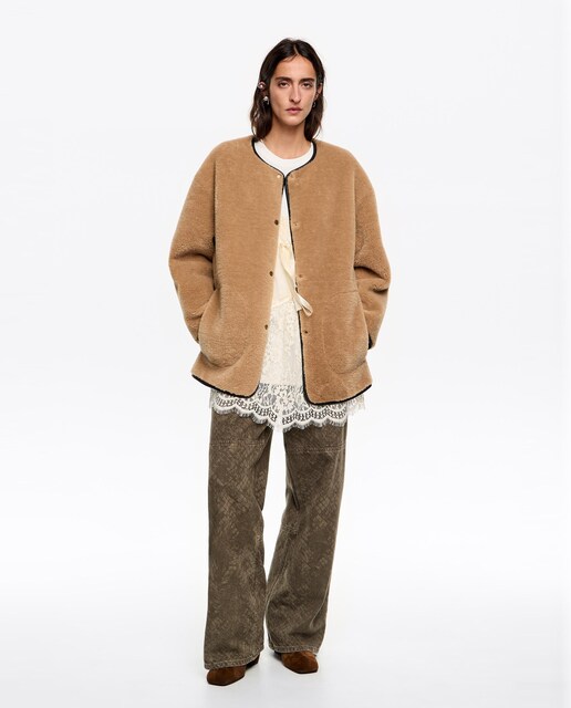 Imagem 0 de Sobretudo de Pano Reversível em Pelo