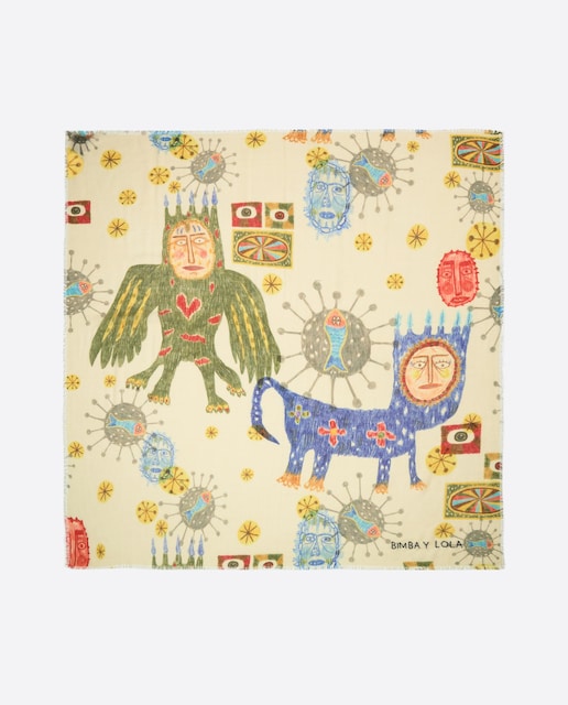 Imagem 0 de Xaile de Lã Estampado