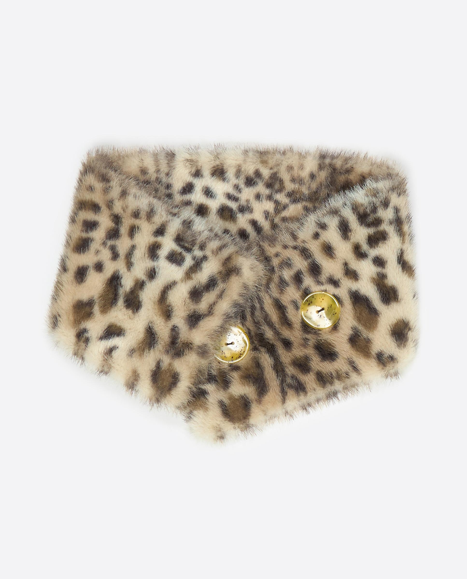 Imagem 0 de Gola em Pelo de Animal Print