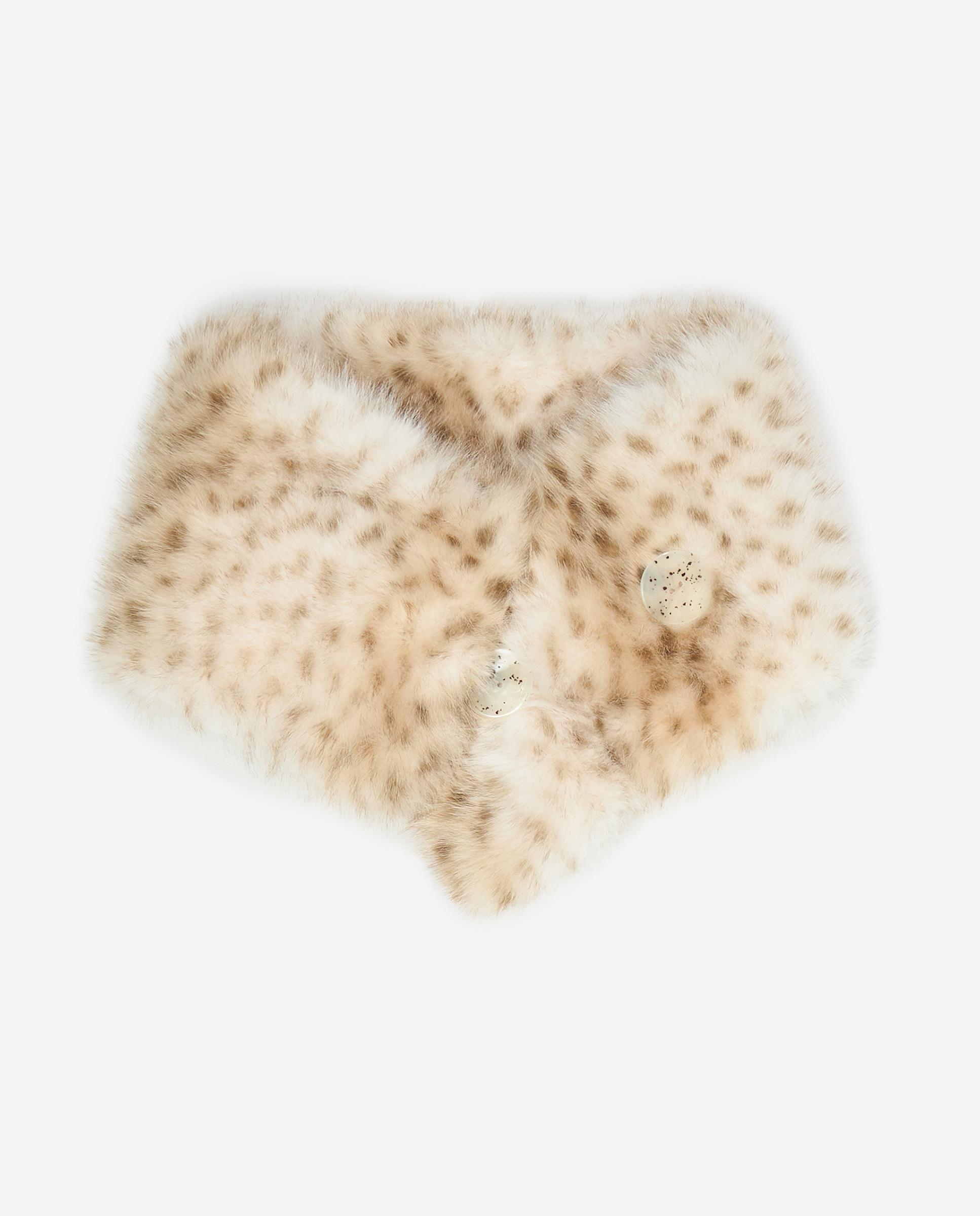 Imagem 0 de Gola em Pelo de Animal Print