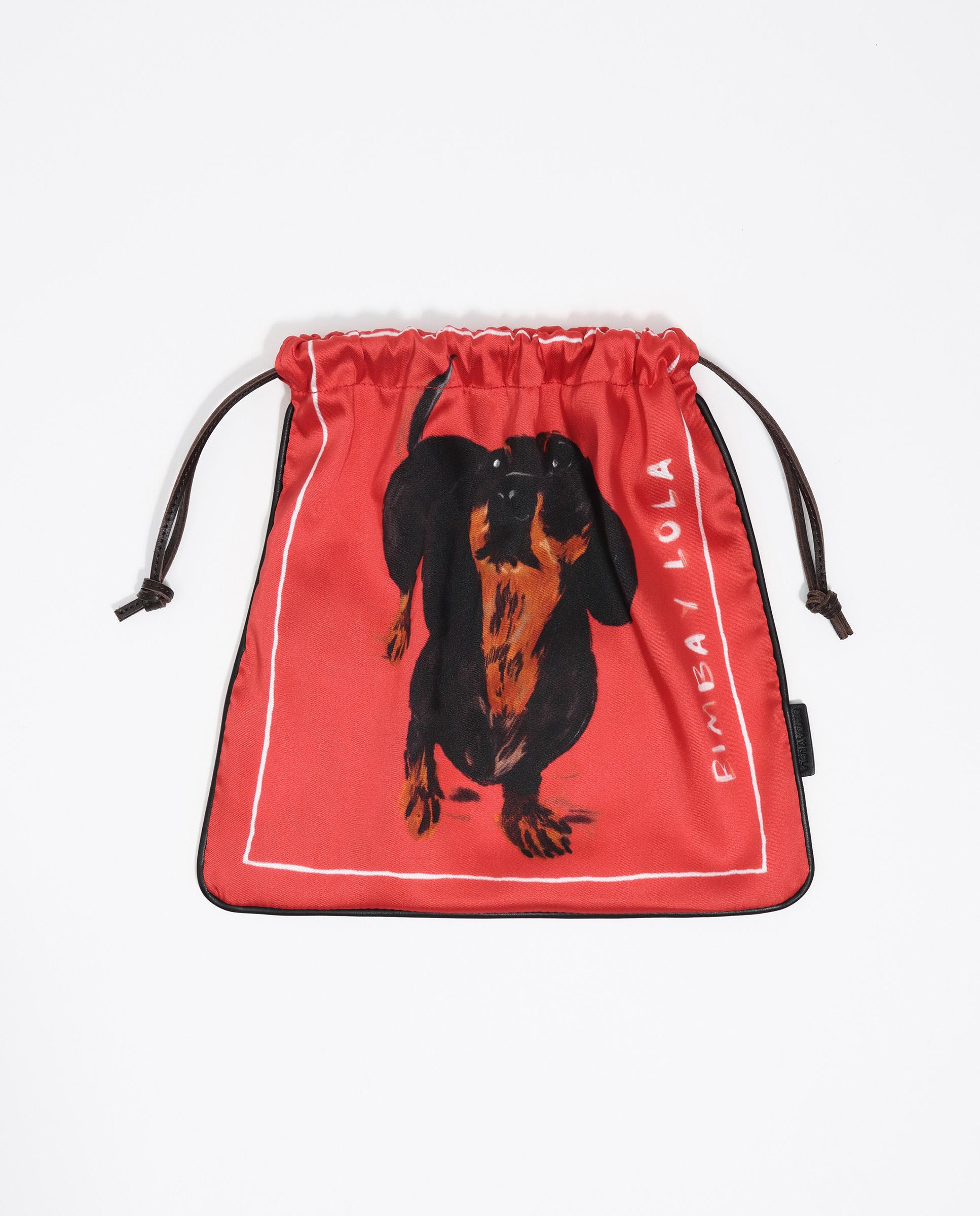 Mala de Mão Pouch Lenço Vermelho-3
