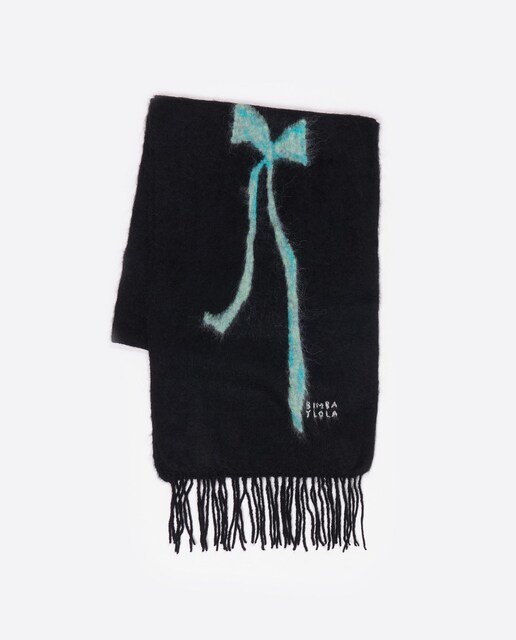 Imagem 0 de Cachecol com Laço e Franjas