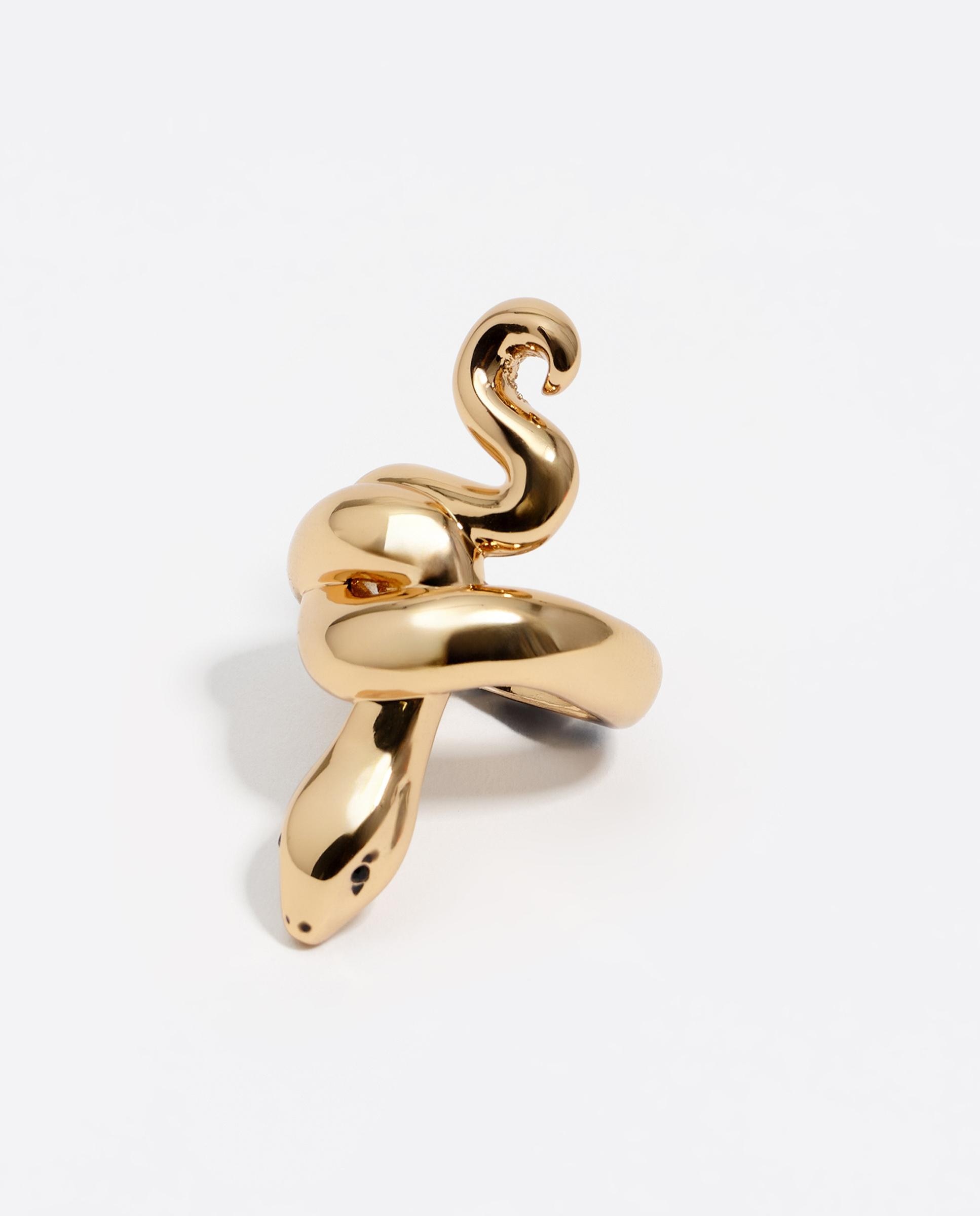 Imagem 0 de Anel Serpente Dourado