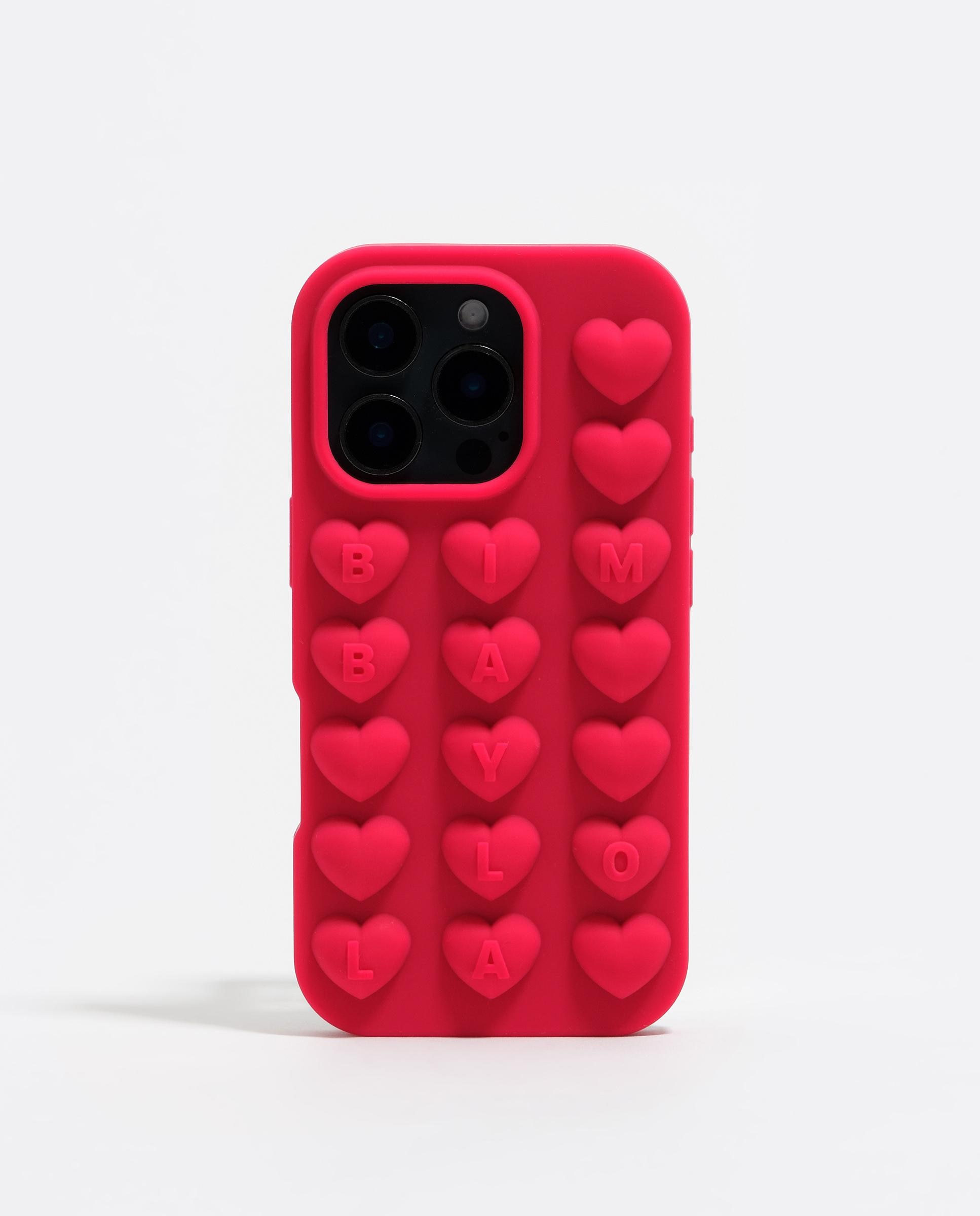 Imagem 0 de Capa de Silicone para Iphone 16 Pro em Framboesa