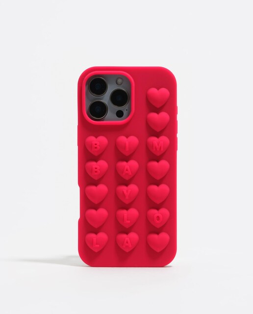 Imagem 0 de Capa de Silicone para Iphone 16 Pro Max em Framboesa