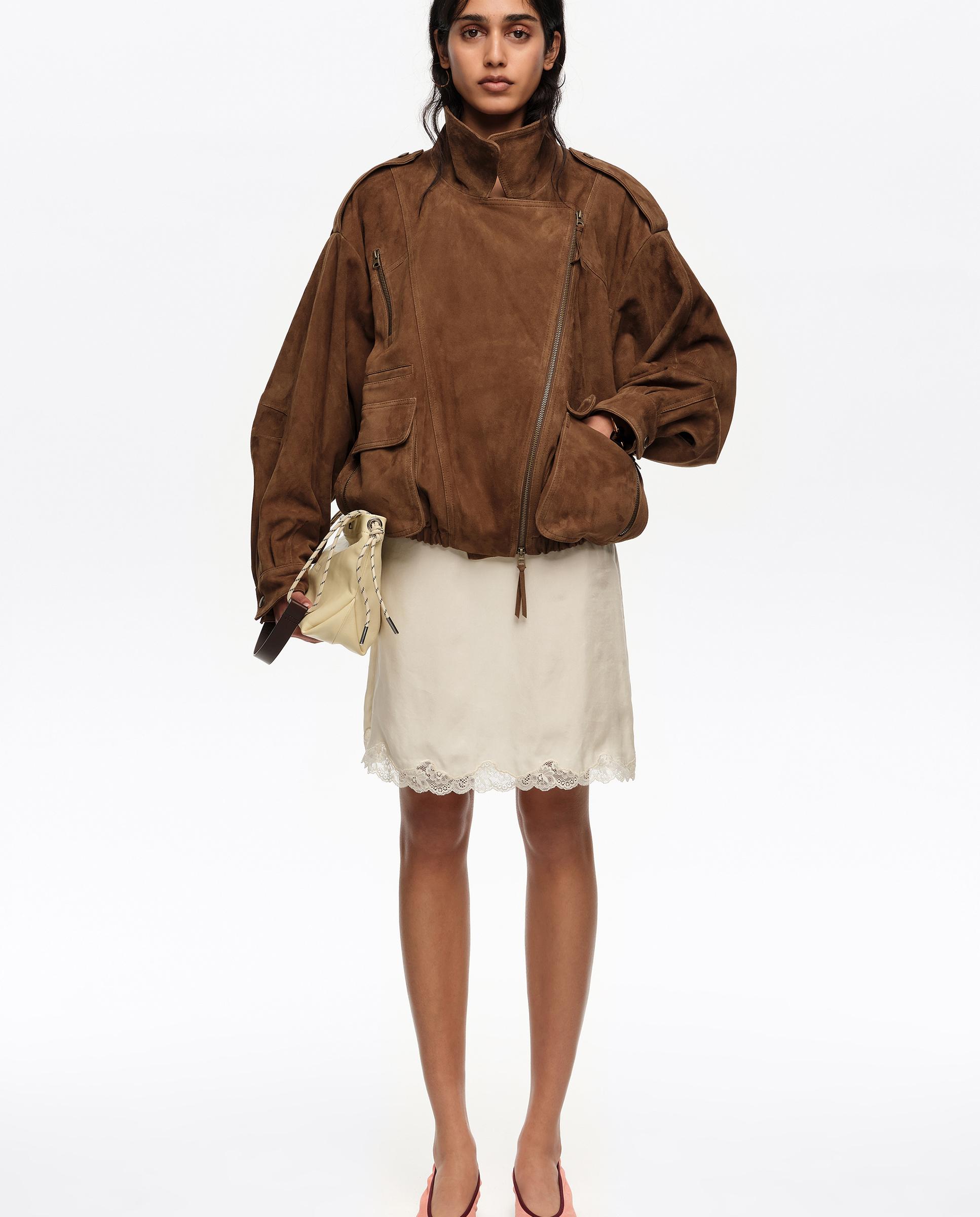 Saia Mini Renda Cru-6